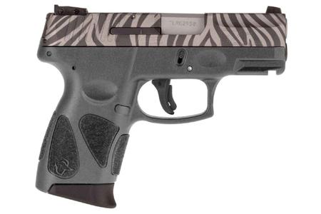 TAURUS G2C 9mm Compact Pistol with Gray Frame and Zebra Cerakote Slide
