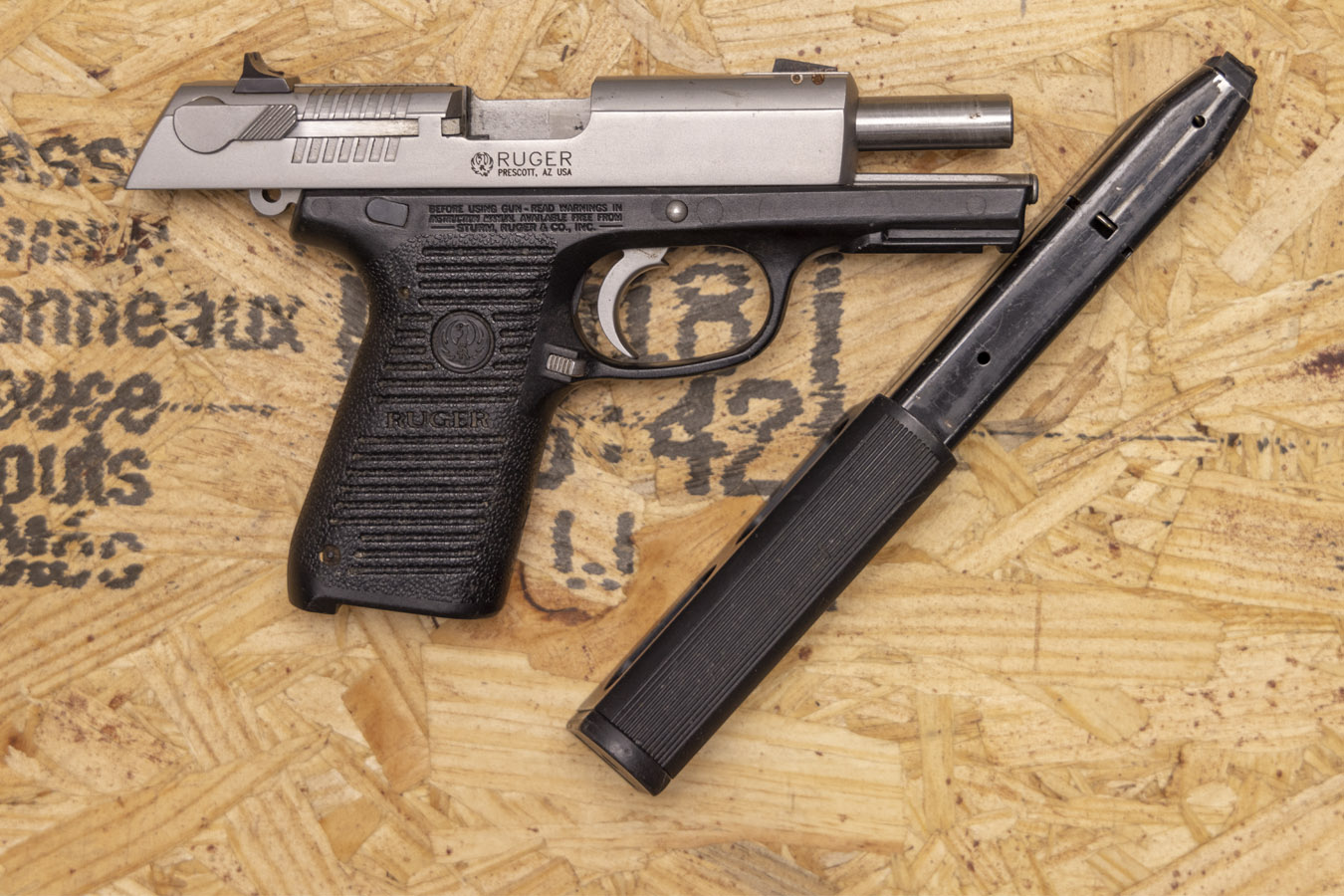 Ruger P95 9mm DASA Police Trade-In Pistol with 35-Round Magazine