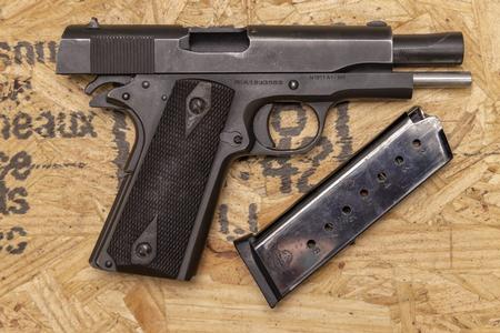 ROCK ISLAND ARMORY M1911-A1 MS .45 ACP POLICE TRADE-IN PISTOL