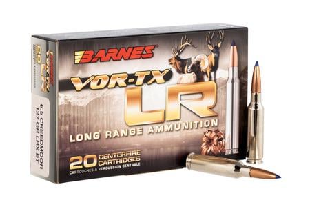 BARNES 6.5 Creedmoor 127 Gr LRX Boat Tail VOR-TX LR Rifle 20/Box