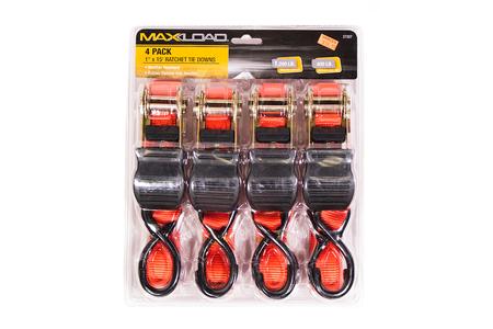 MAXLOAD Rachet Tie Down Set 4 Piece