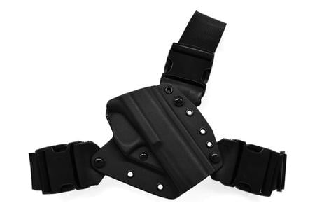 WARNE CHEST RIG HOLSTER, BLACK, RIGHT HAND, SW 66, 4.25 INCH