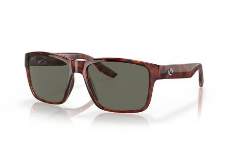 PAUNCH SUNGLASSES WITH TORTOISE FRAME AND GRAY LENSES