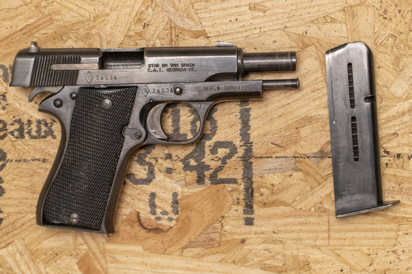 Century Arms Star Model BM 9mm Police Trade-In Pistol