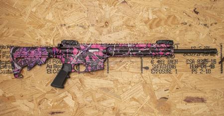 SMITH AND WESSON MP15-22 22LR Police Trade-in Rimfire Rifle with Muddy Girl Camo Finish (Mag Not Included)