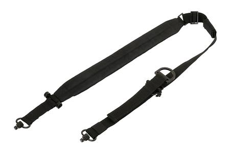 LEAPERS Single Point Bungee Sling with QD Sling Swivel Black