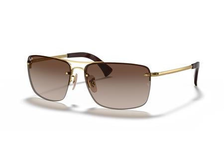 ARISTA BROWN FRAMES WITH DARK BROWN GRADIENT LENSES