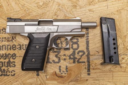BRYCO Jennings Nine CA 9mm Police Trade-In Pistol 
