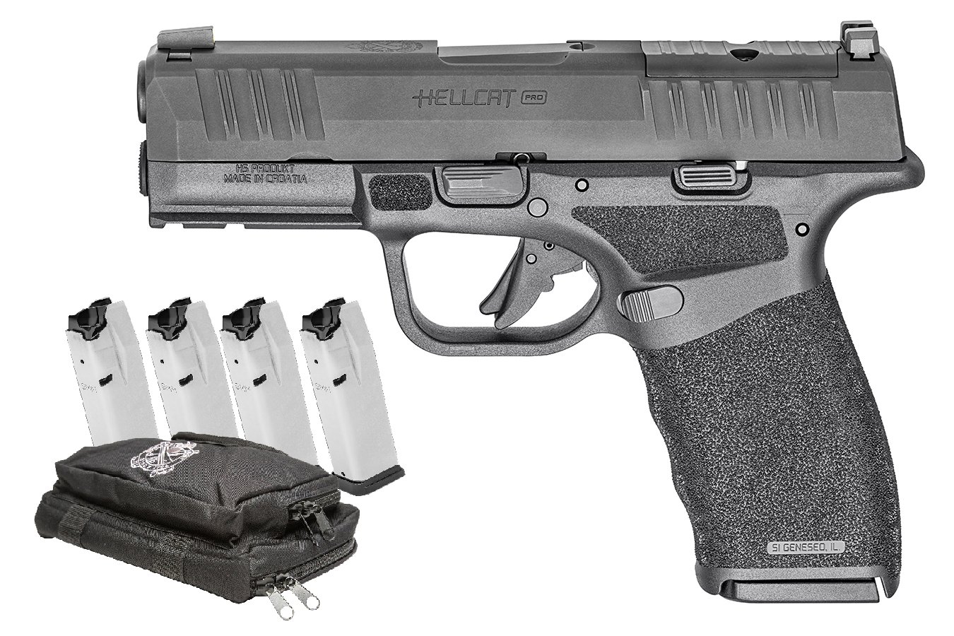 SPRINGFIELD 9MM HELLCAT PRO COMPACT OSP 3.7` GEAR UP