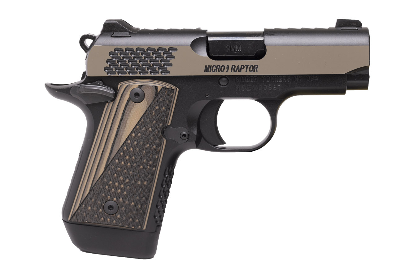 KIMBER MICRO 9 RAPTOR 9MM PISTOL TWO-TONE FINISH