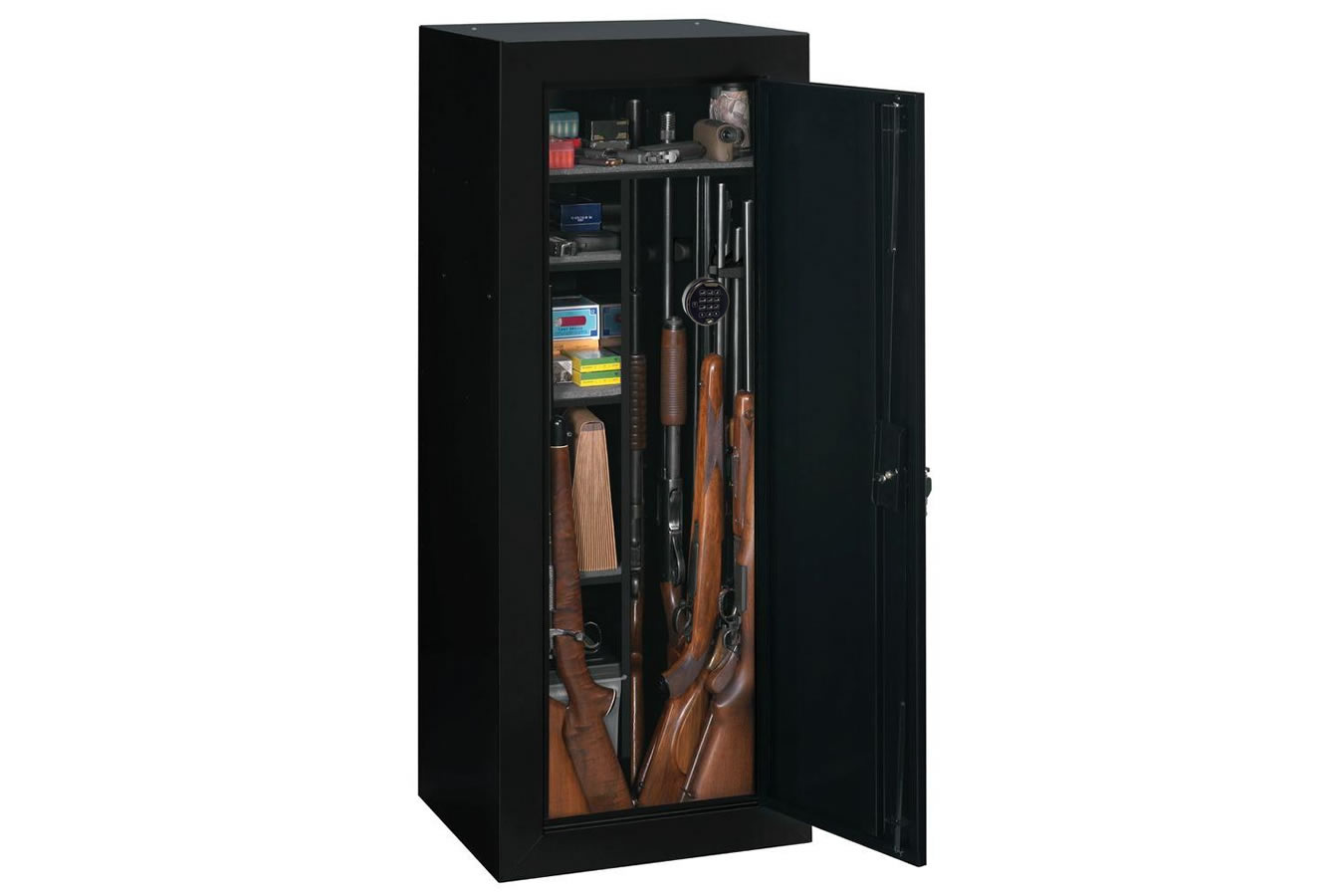 Stack On 18 Gun Convertible Steel Security Cabinet Black Vance