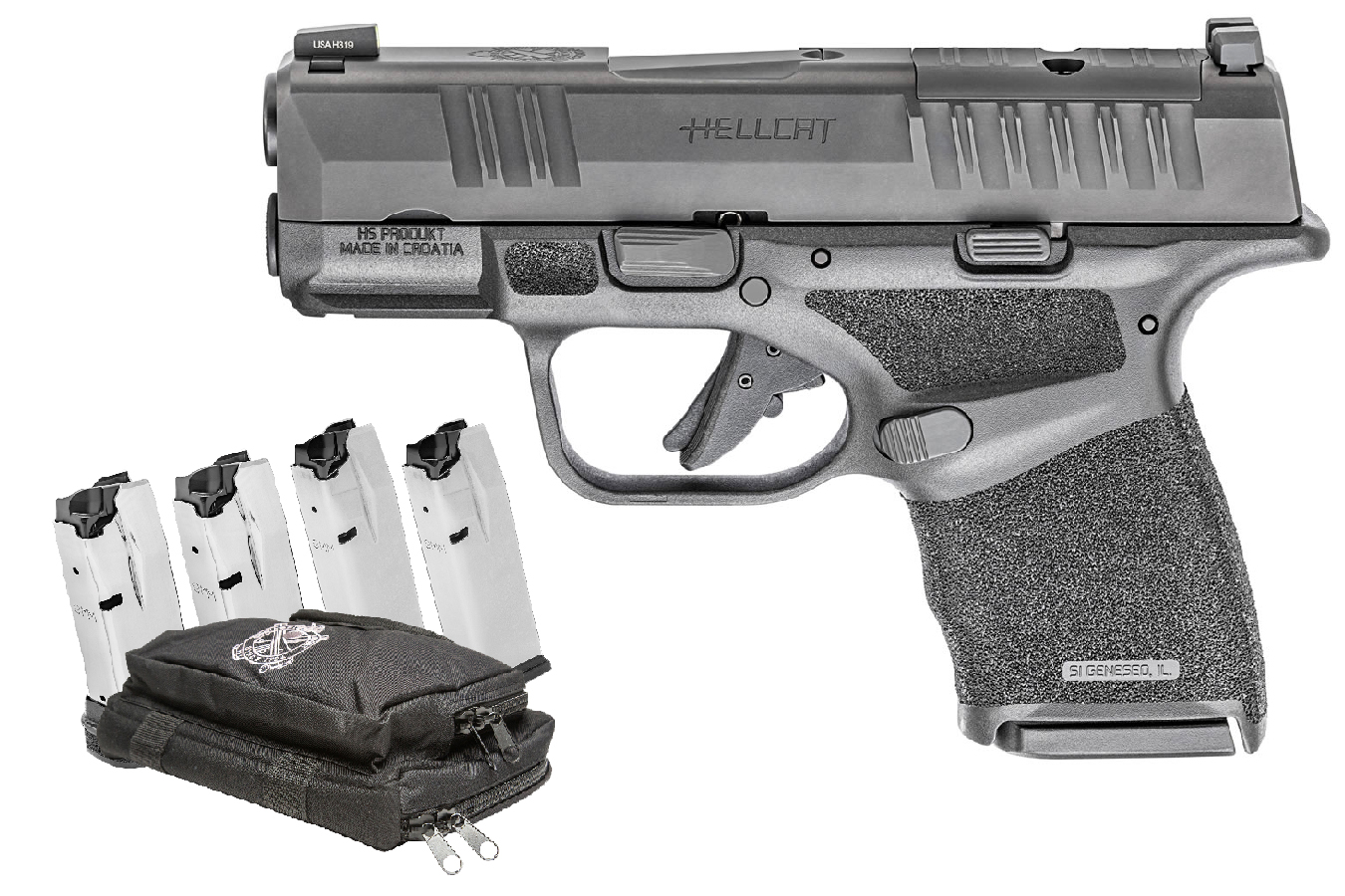No. 23 Best Selling: SPRINGFIELD HELLCAT 9MM MICRO COMPACT OSP 3` GEAR UP