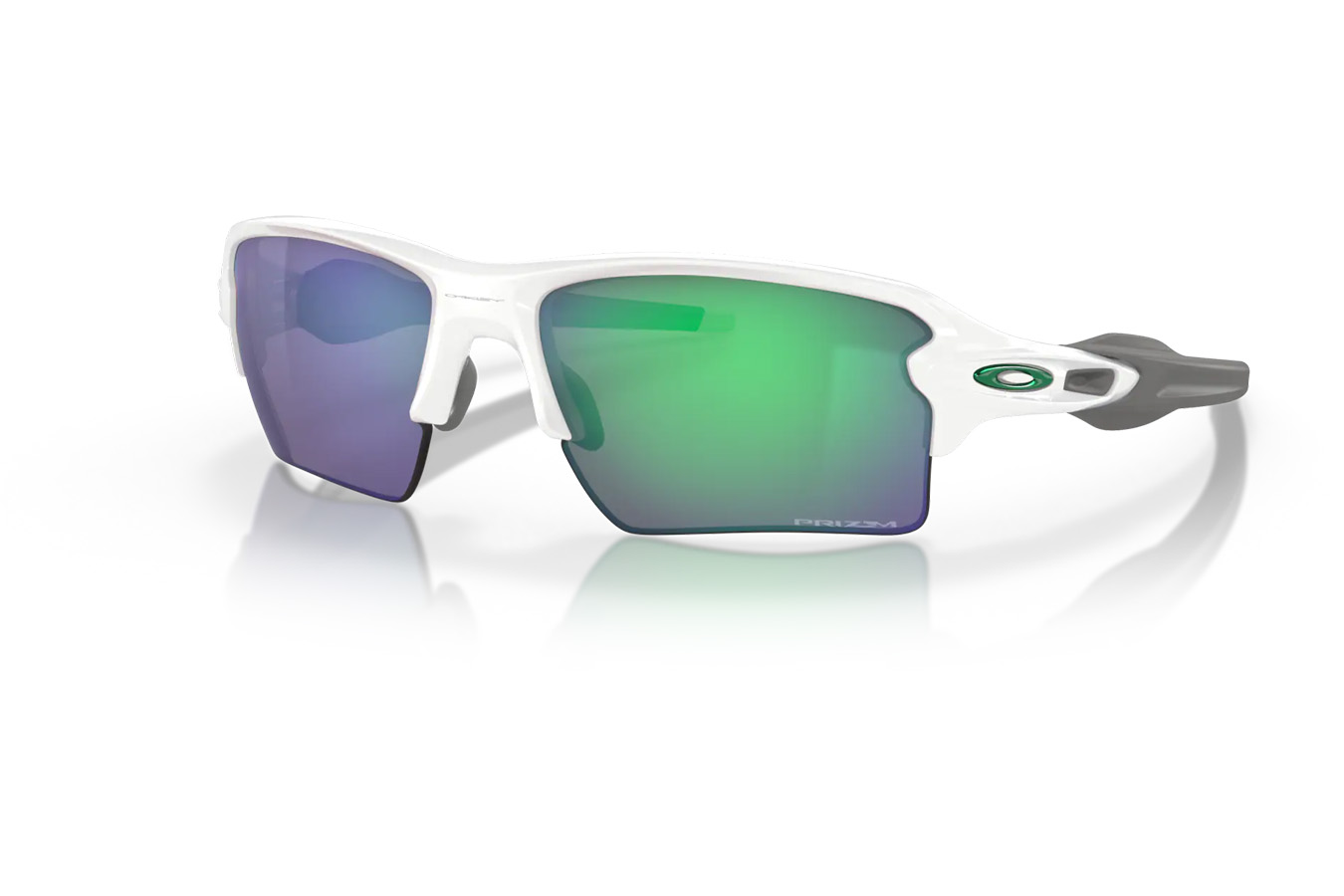 Oakley Flak 2.0 XL with White Frame and Prizm Jade Lenses