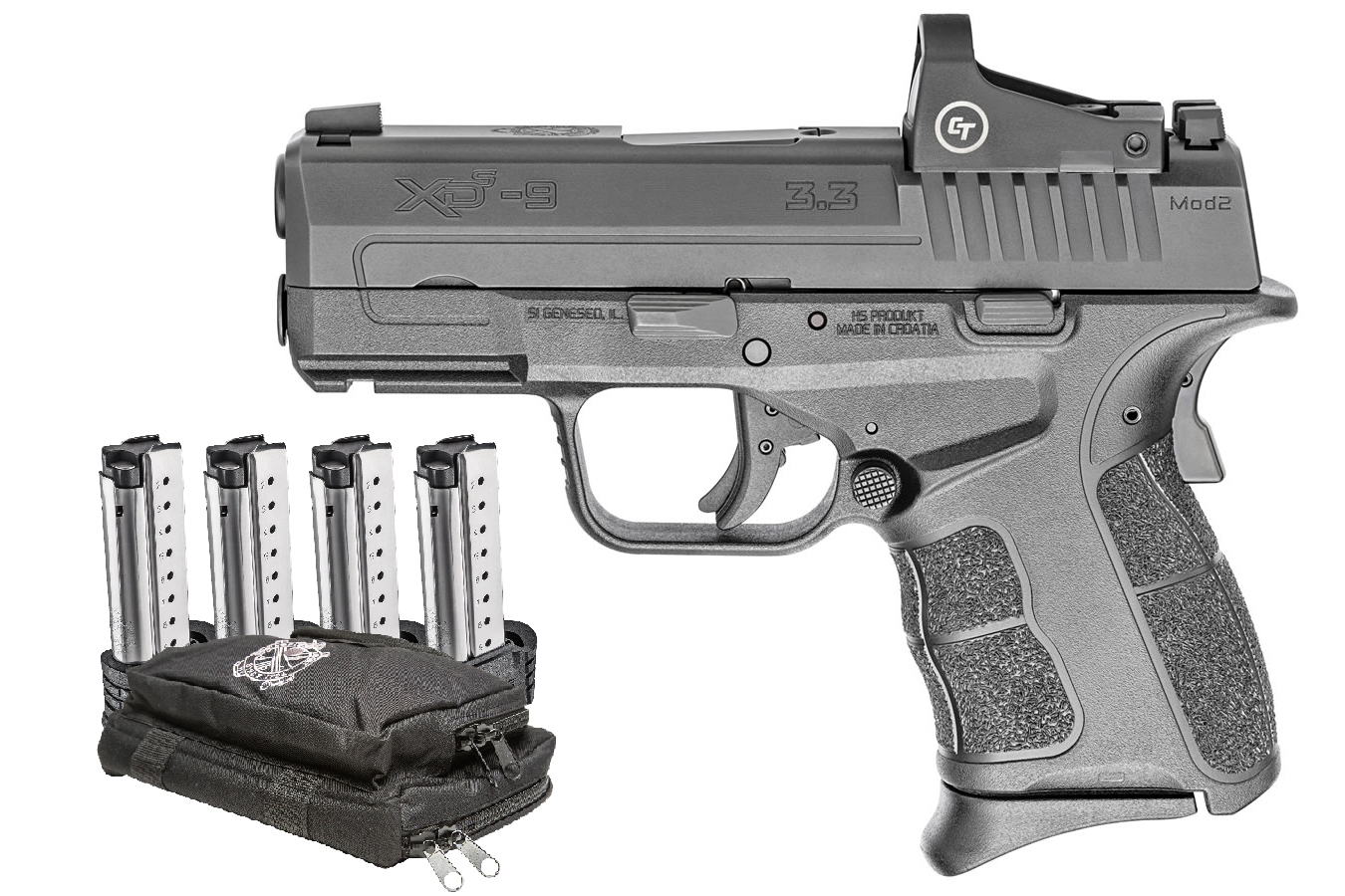 No. 22 Best Selling: SPRINGFIELD XDS MOD2 9MM W/CRIMSON TRACE 3.3` GEAR UP