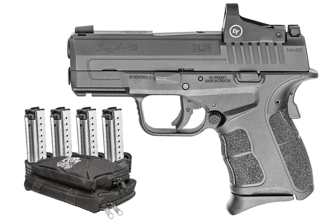 SPRINGFIELD XDS MOD2 9MM W/CRIMSON TRACE 3.3` GEAR UP