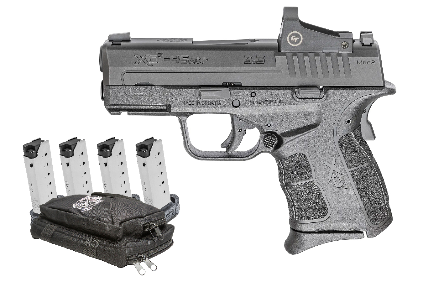 SPRINGFIELD XDS MOD2 45ACP W/CRIMSON TRACE 3.3` GEAR UP