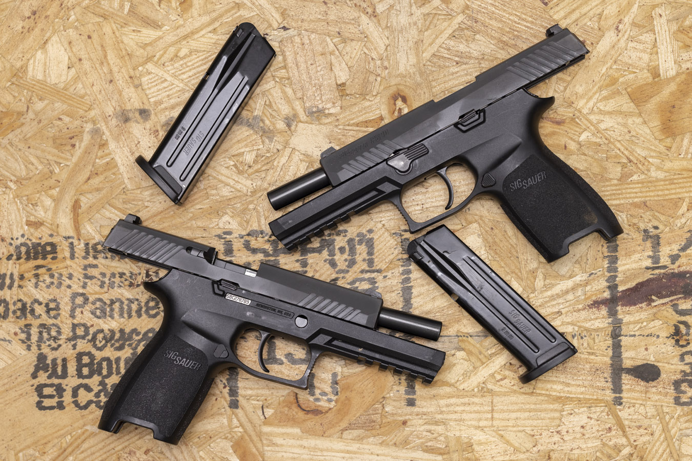 Sig Sauer 320 Full-Size 9mm Police Trade-in Pistols (Good Condition)