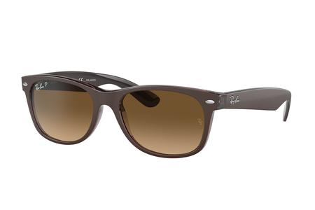 NEW WAYFARER MATTE BROWN ON TRANSPARENT BROWN W/GRADIENT BROWN POLARIZED LENSES