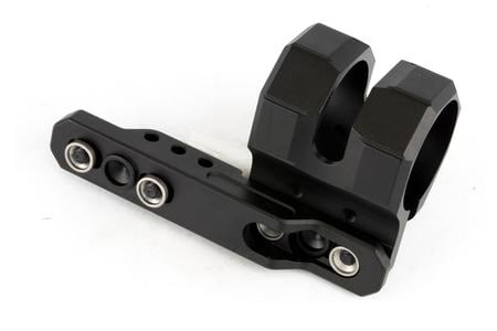 LEAPERS Keymod Offset Flashlight Ring Mount, Matte Black 