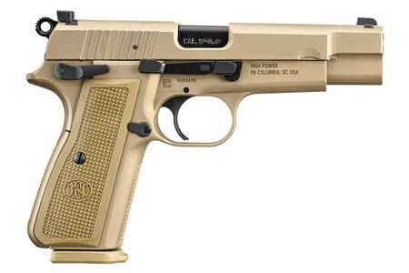 FNH 2022 High Power 9mm FDE Full-Size Pistol with 4.7 Inch Barrel