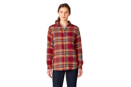 WOMENS PLAID LS SHIRT