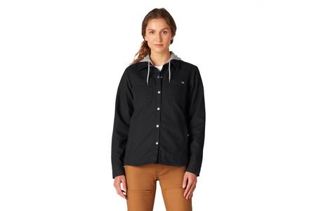 WOMENS HOODED DUCK SHIRT JACKET DWR