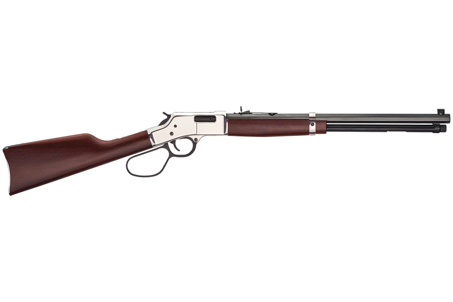Henry Big Boy Silver 45 Colt Lever-Action Rifle with 20 Inch Octagon Barrel and Large Loop