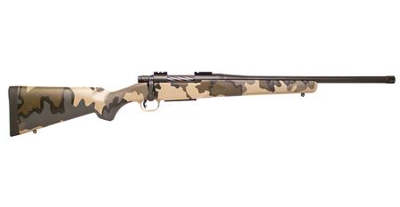 MOSSBERG Patriot 450 Bushmaster Bolt Action Rifle with 20 Inch Threaded Barrel and KUIU Vias Camo Stock