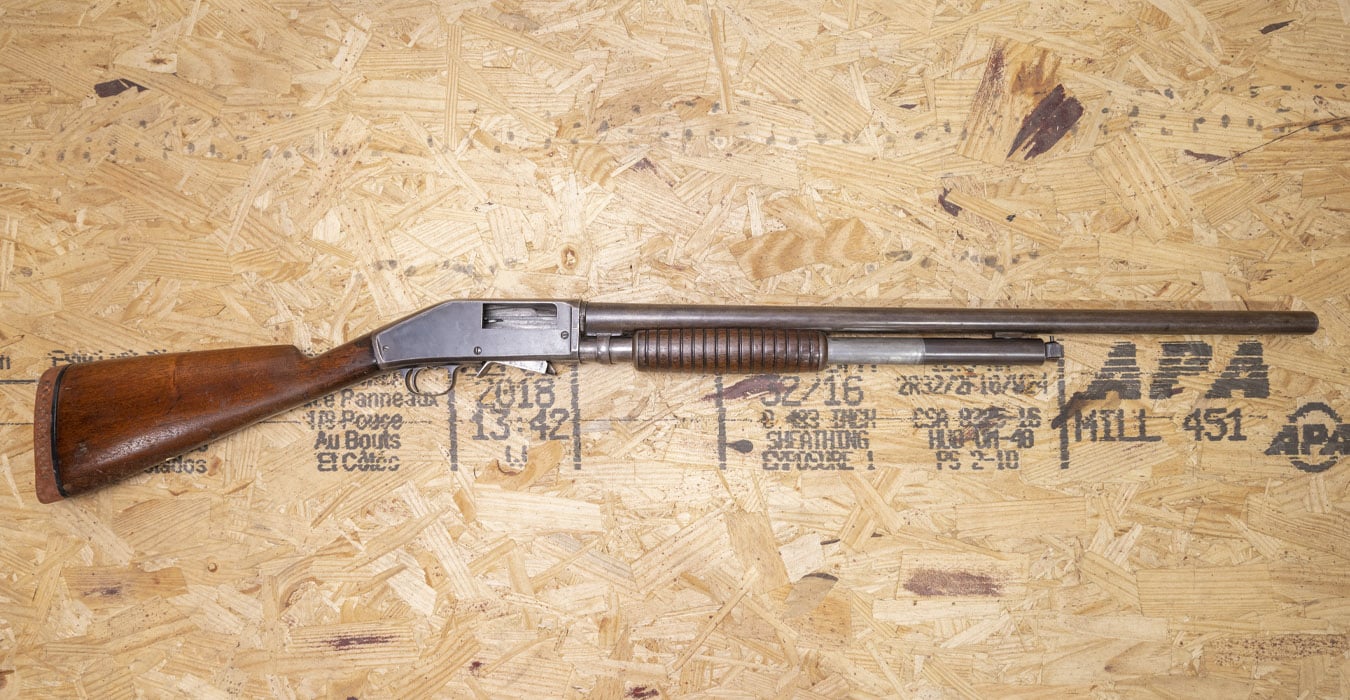 MARLIN MODEL 43 12 GAUGE POLICE TRADE-IN SHOTGUN