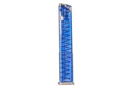ETS GROUP FITS GLK 17,18,19,19X,26,34,45 32RND GEN2 9MM BLUE
