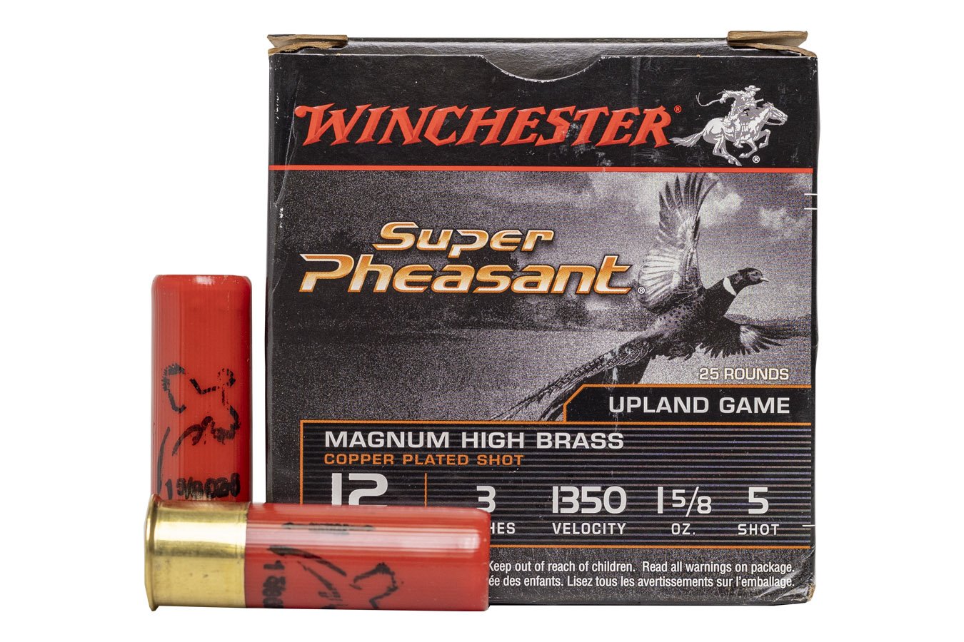 WINCHESTER AMMO 12 GA 3 IN 1-5/8 OZ PLATED HIGH VELOCITY SUPER PHEASANT