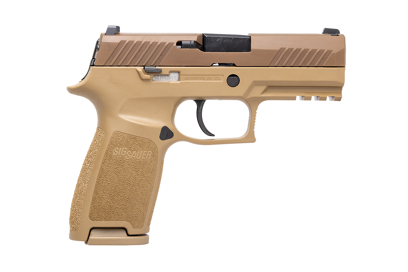 SIG SAUER P320 CARRY COYOTE 9MM WITH NIGHT SIGHTS AND 3 MAGAZINES (LE)