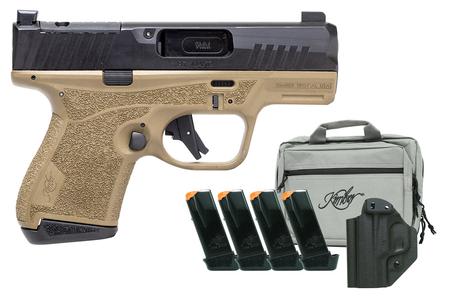 R7 MAKO 9MM FDE, W/HOLSTER, RANGE BAG, 5 MAGS