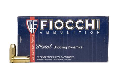 FIOCCHI 40SW 180 gr FMJ Shooting Dynamics Police Trade Ammo 50/Box
