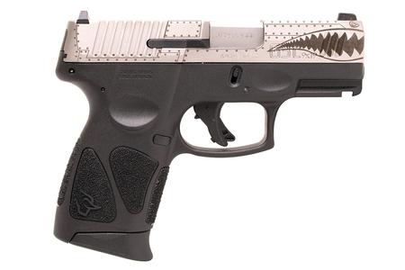 G3C 9MM COMPACT STRIKER-FIRED PISTOL WITH FIGHTER JET ENGRAVED STAINLESS SLIDE