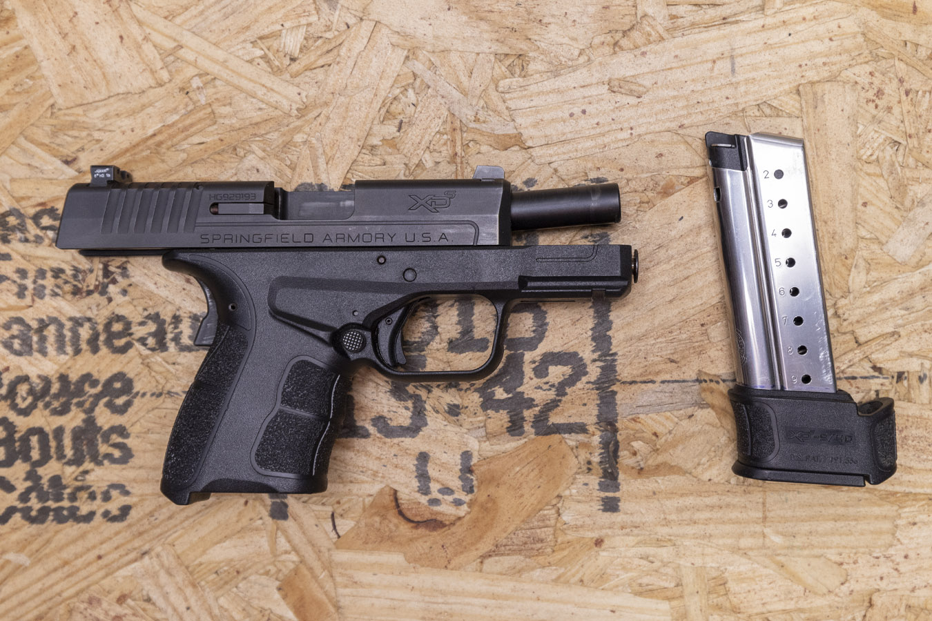 XDS9 9MM POLICE TRADE-IN PISTOL WITH NIGHT SIGHTS