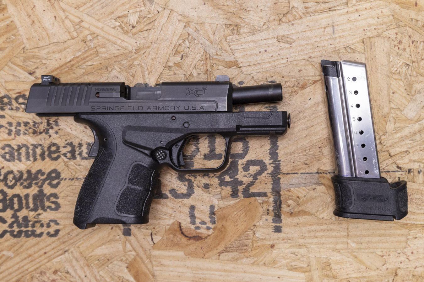 SPRINGFIELD XDS9 9MM POLICE TRADE-IN PISTOL WITH NIGHT SIGHTS