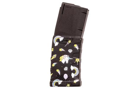 MISSION FIRST TACTICAL 223/5.56mm 30-Round AR-15 Magazine with Rainbows and Unicorns