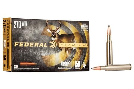 FEDERAL AMMUNITION 270 Win 150 gr Nosler Partition 20/Box