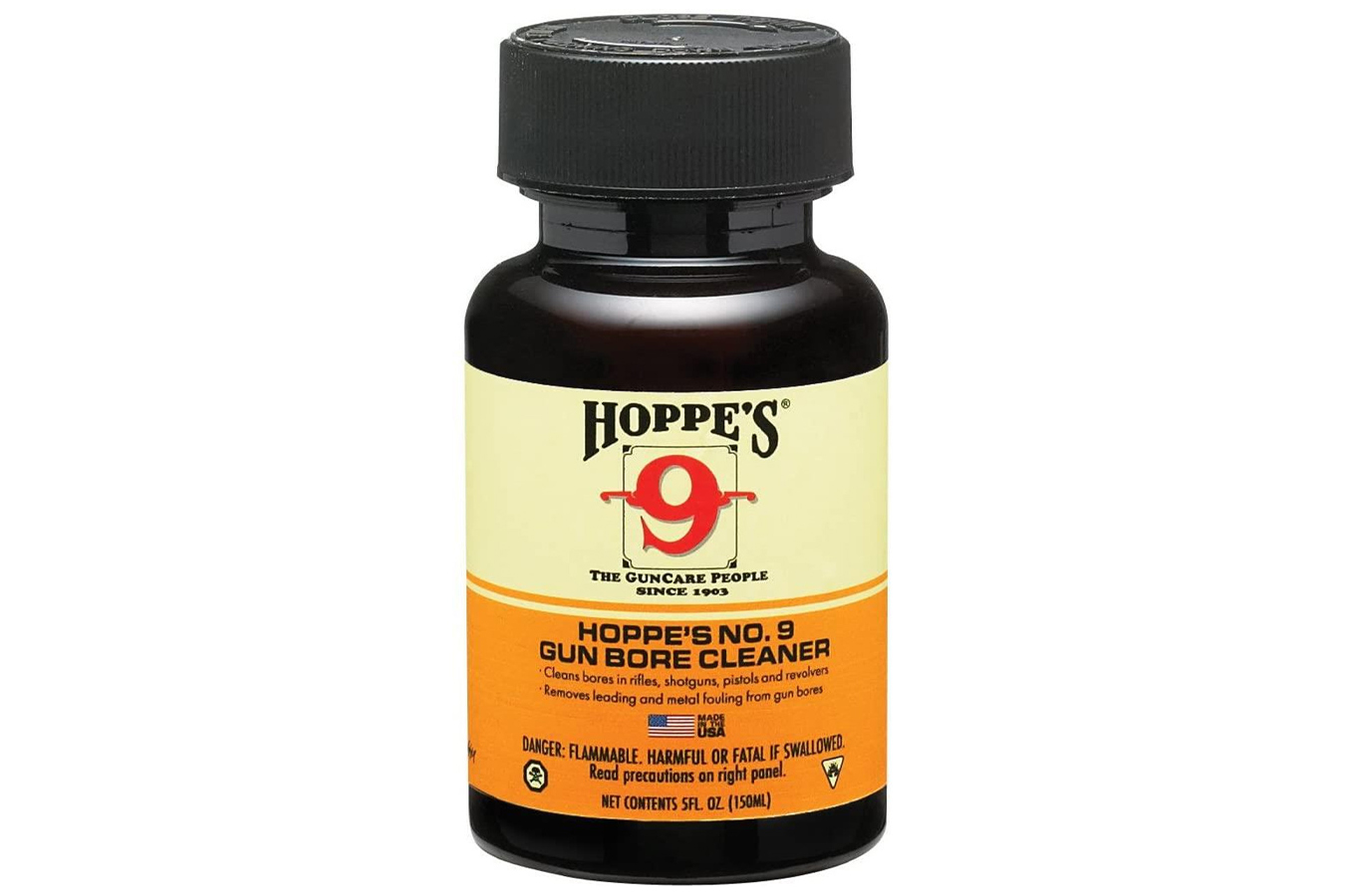 HOPPES NO 9 POWDER SOLVENT GUN BORE CLEANER 4 OZ