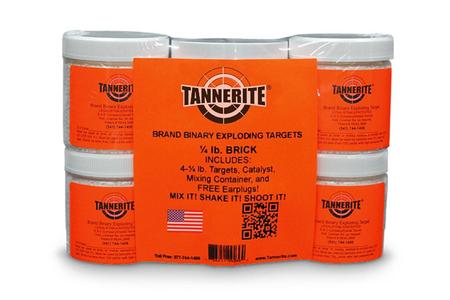 TANNERITE 1 Pound Brick, 4 Pack of 1lb Targets