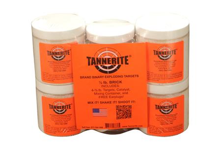TANNERITE 1/2 Pound Brick, 4 Pack of 1/2 lb Targets