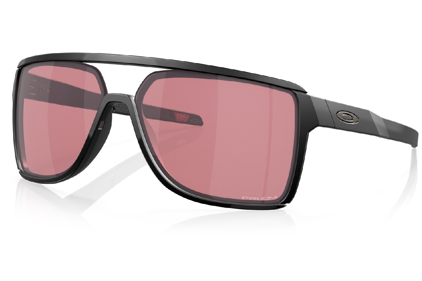 Oakley Castel Sunglasses with Matte Black Frame and Prizm Dark Golf Lenses