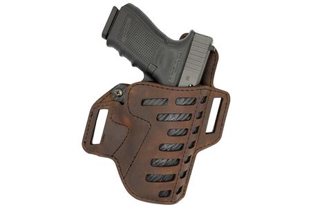VERSACARRY Compound OWB Holster, Distressed Brown, Size 2