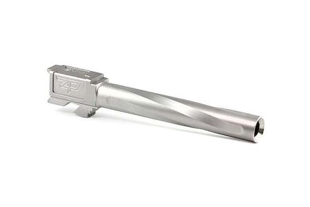 ZAFFIRI PRECISION Flush and Crown Barrel for Glock 19 Gen 1-4 (Stainless)