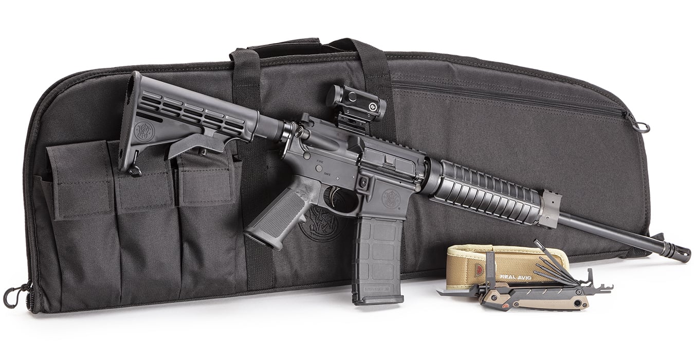 No. 17 Best Selling: SMITH AND WESSON MP 15 SPORT II BUNDLE 5.56 CT RED DOT MULTI TOOL SOFT CASE