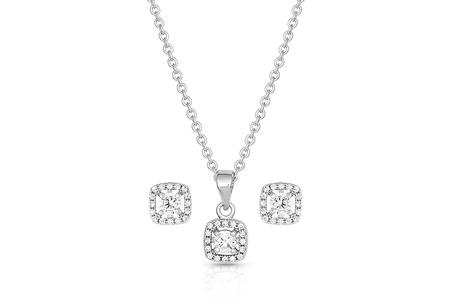 SQUARE ROUND JEWELRY SET