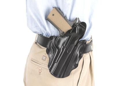 DESANTIS Thumb Break Scabbard (C/L) Black Belt Holster for Springfield Prodigy Pistols with 5 Inch Barrel