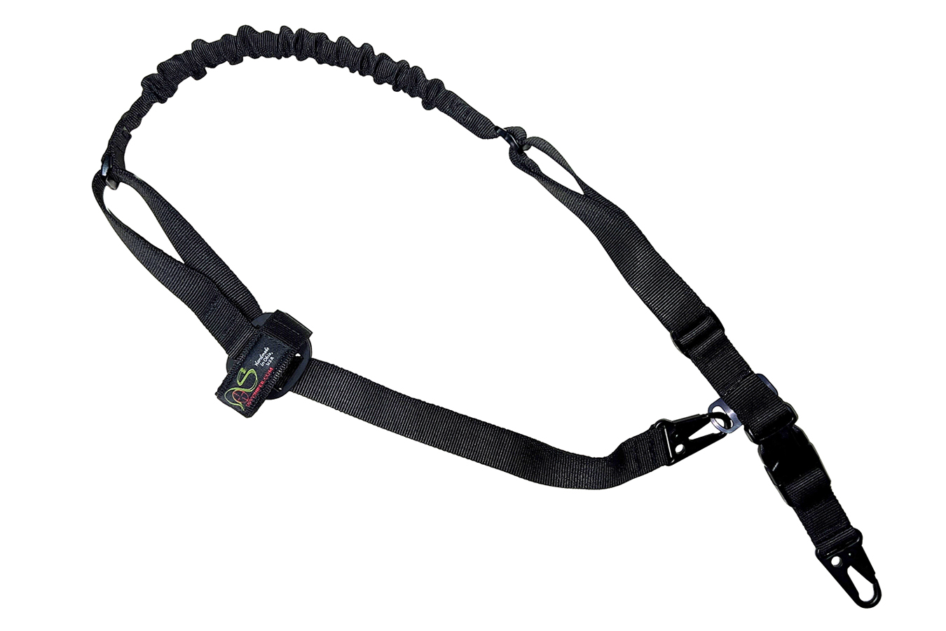 SAVVYSNIPER QUAD SLING WITH DUAL HK SH BLACK REVERSIBLE