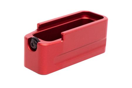 WARNE +5 Magazine Extension for Magpul PMAG 5.56mm Magazines (Red)